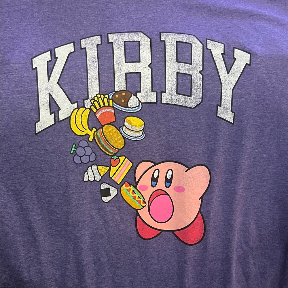 Nintendo Kirby Logo Tee in Blue